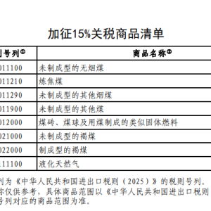 国务院关税税则委员会：2月10日起对原产于美国的部分进口商品加征关税 ...