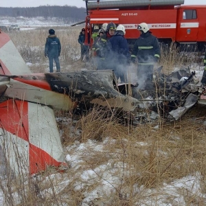 俄罗斯一架轻型飞机硬着陆 已致2人死亡