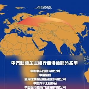 中国贸促会率中国企业前往德国 汽车是重点领域