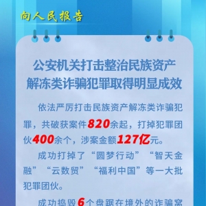 严打民族资产解冻类诈骗，公安机关捣毁6个境外诈骗窝点