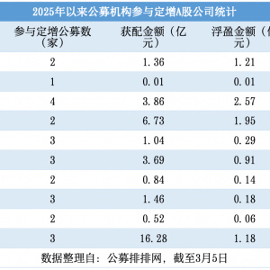 定增火了！年内浮盈超20%