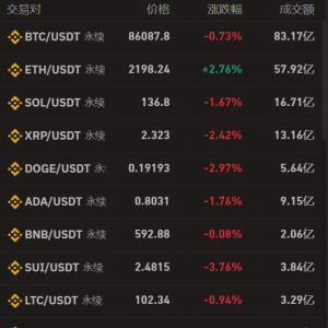 白宫加密货币峰会“高开低走” 山寨币遭大量抛售！比特币跌破86000美元 ...