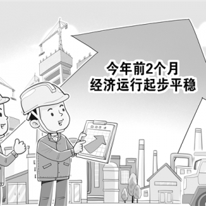 今年前2个月经济运行起步平稳