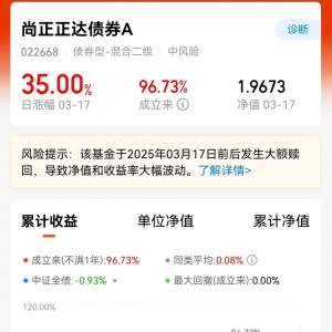 债券基金，一夜暴涨35%！