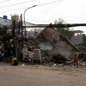 缅甸强震遇难人数升至1007人