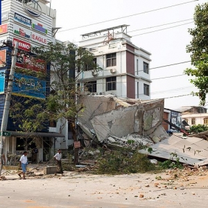 缅甸强震死亡人数升至1700人