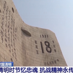 清明忆忠魂 各界代表到“九·一八”残历碑前铭记历史缅怀先烈 ...