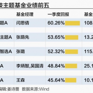 一季报科技类基金业绩冰火两重天：基金经理呈现投资力差异 ...