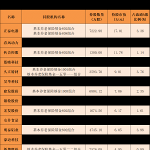 委托投资2.4万亿元！一季度重仓股曝光