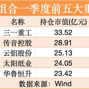 最新！社保重仓股来了