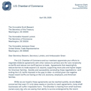 美国商会致信白宫：赶紧减免关税 我们被小企业的求助淹没了 ...