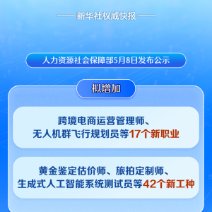 公示！17个新职业、42个新工种亮相