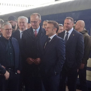 欧洲多国领导人抵达乌克兰基辅进行访问