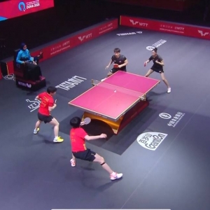 光速晋级！“莎头组合”3-0战胜美国组合