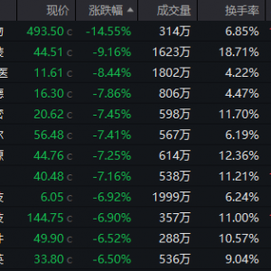 超95%个股年内录得上涨！年内最牛板块今日突发异动