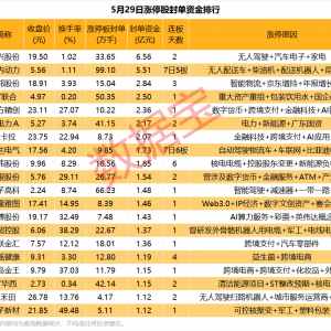 揭秘涨停丨最高近百万手封单，智驾概念爆发