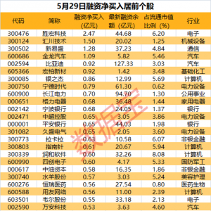 26股获杠杆资金爆买！