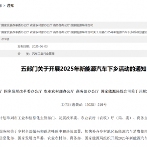 2025年新能源汽车下乡涉124款车型 相比2024年增加25款车型