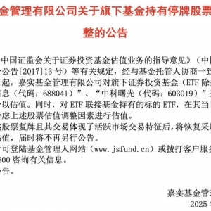 停牌！基金密集调估值