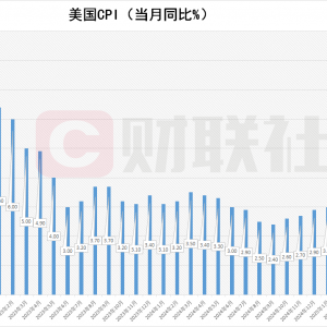 美国5月CPI同比增长2.4% 环比增幅低于预期