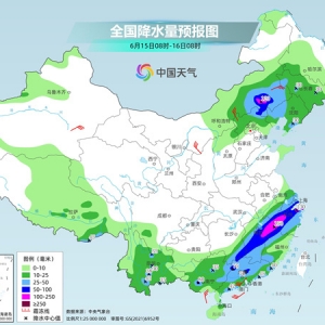 南方强降雨持续 明天起我国高温发展增多