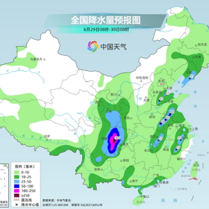 四川盆地等地强降雨发展 下周我国中东部将现大范围高温