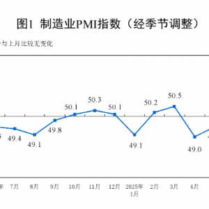 国家统计局：6月PMI为49.7% 环比上升0.2个百分点 制造业景气面有所扩大 ...