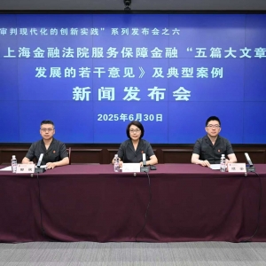 聚焦金融“五篇大文章” 上海金融法院发布重磅文件和典型案例 ...