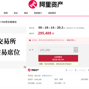 罕见！交易所4个席位，第9次拍卖！什么情况？