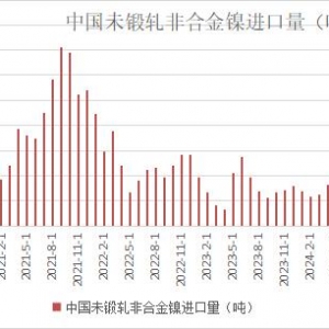 中国精炼镍进口持稳 出口显著下滑 净进口扩大