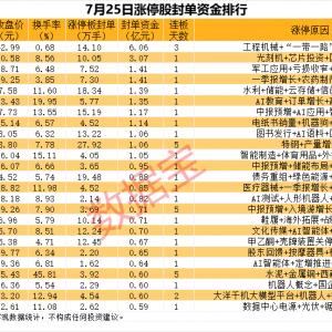 揭秘涨停丨这只热门股封单资金超6亿元