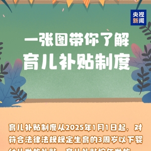 育儿补贴政策来了！3周岁以下婴幼儿每孩每年3600元