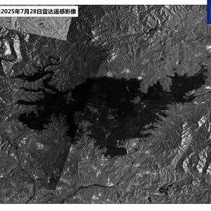 北京密云水库最新卫星影像图发布 周边低洼河滩和滩涂被水覆盖 ...