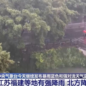 “竹节草”已停止编号 但多地仍有强降雨 这些地方出行需关注天气→ ...