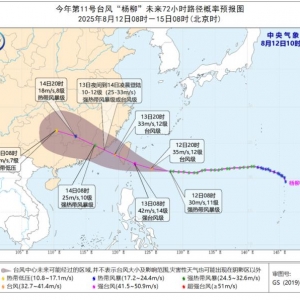 暴雨来了！台风“杨柳”将两次登陆，多个应急响应齐发