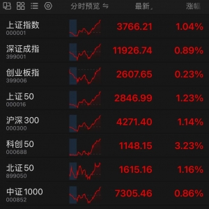 A股，午后强势拉升！超百亿主力资金，狂买两大板块！