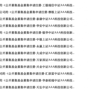 第二批科创债ETF正式上报，“花落”十四家基金公司