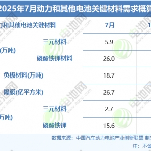 铁锂主导、负极垄断！上半年中国四大电池材料横扫全球