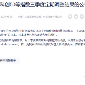 A股，重要指数调整！