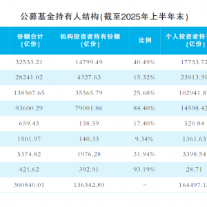 公募基金持有人全貌浮现  股票型基金获机构大幅增持