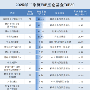 “专业买手”最新重仓基金曝光！这些基金涨超100%