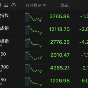 A股突变！寒武纪跌超14%，岭南控股涨停！