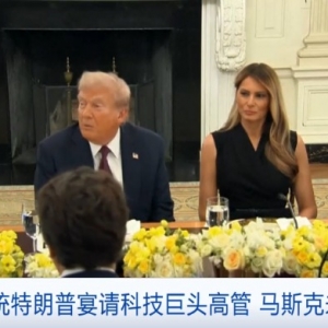 特朗普宴请科技巨头高管 没有马斯克
