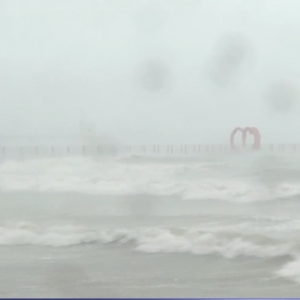 台风“塔巴”在广东台山市登陆
