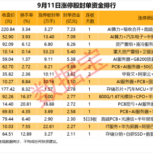 揭秘涨停丨这只股封单量超50万手
