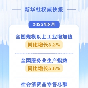 8月国民经济运行总体平稳、稳中有进