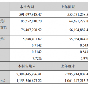 厦门钨业：上半年净利微降 由于供给端显著增量矿山不多 中长期钨市前景较好 ...