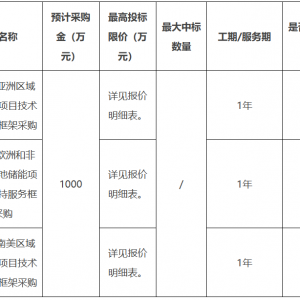 南网启动海外电池储能项目开发！启动四大区域储能可研服务框采！ ...
