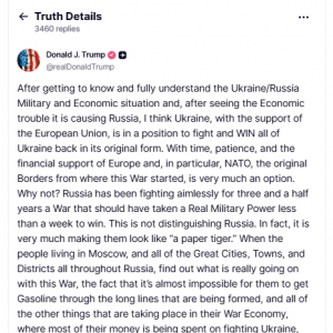 特朗普立场“180度大转弯”：乌克兰有望从俄夺回领土 恢复边界！ ...