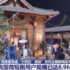 广电总局：我国微短剧用户规模已达6.96亿